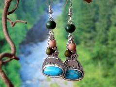 Pletená čepice - barvy podzimu