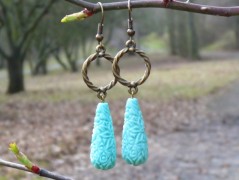 Pletená čepice - barvy podzimu