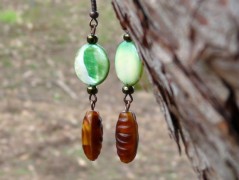 Pletená čepice - barvy podzimu