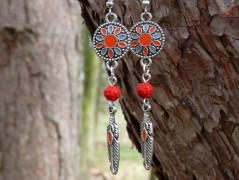 Pletená čepice - barvy podzimu