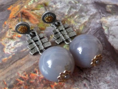 Pletená čepice - barvy podzimu