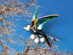 Pletená čepice - barvy podzimu