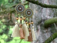 Pletená čepice - barvy podzimu