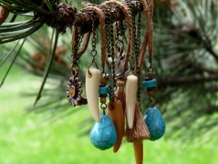 Pletená čepice - barvy podzimu