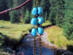 Pletená čepice - barvy podzimu