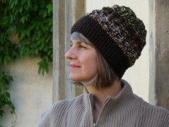 Pletená čepice - barvy podzimu