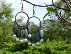 Pletená čepice - barvy podzimu