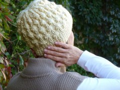 Pletená čepice - barvy podzimu