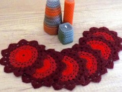 Pletená čepice - barvy podzimu