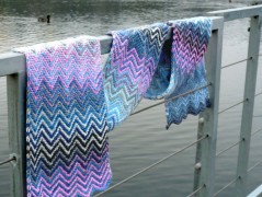 Pletená čepice - barvy podzimu