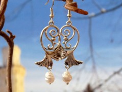 Pletená čepice - barvy podzimu