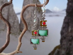 Pletená čepice - barvy podzimu