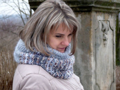 Pletená čepice - barvy podzimu