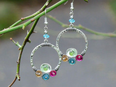 Pletená čepice - barvy podzimu