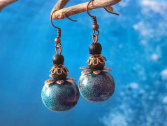 Pletená čepice - barvy podzimu