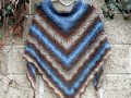 Háčkovaný šátek - tlapky (alpaca)