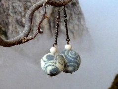 Pletená čepice - barvy podzimu