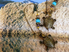 Pletená čepice - barvy podzimu