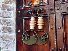 Pletená čepice - barvy podzimu