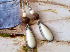 Pletená čepice - barvy podzimu