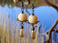 Pletená čepice - barvy podzimu