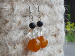 Pletená čepice - barvy podzimu