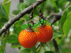 Pletená čepice - barvy podzimu