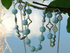 Pletená čepice - barvy podzimu