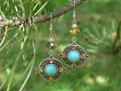 Pletená čepice - barvy podzimu