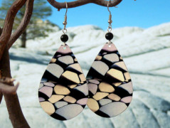 Pletená čepice - barvy podzimu