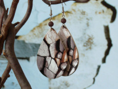 Pletená čepice - barvy podzimu