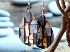 Pletená čepice - barvy podzimu