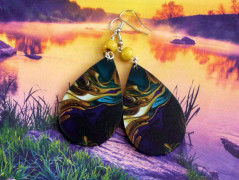 Pletená čepice - barvy podzimu