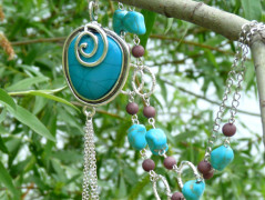 Pletená čepice - barvy podzimu