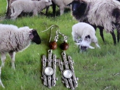 Pletená čepice - barvy podzimu