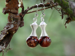 Pletená čepice - barvy podzimu