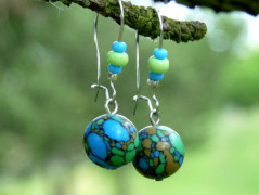 Pletená čepice - barvy podzimu