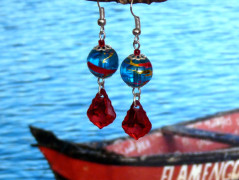 Pletená čepice - barvy podzimu