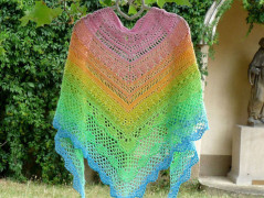 Pletená čepice - barvy podzimu