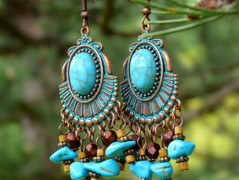 Pletená čepice - barvy podzimu