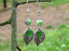 Pletená čepice - barvy podzimu