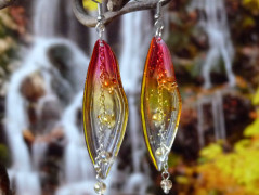 Pletená čepice - barvy podzimu