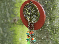 Pletená čepice - barvy podzimu