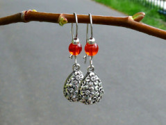 Pletená čepice - barvy podzimu