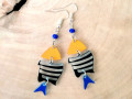 Náušnice - veselé rybky