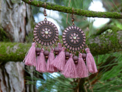 Pletená čepice - barvy podzimu