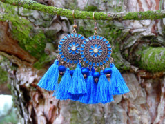 Pletená čepice - barvy podzimu