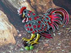 Pletená čepice - barvy podzimu