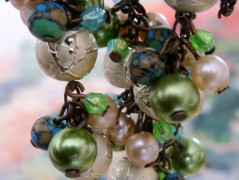 Pletená čepice - barvy podzimu