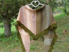 Pletená čepice - barvy podzimu